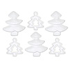 Assorted Foam Christmas Trees - Christmas Ornaments - White - Durafoam  - Christmas Decorations - Christmas Ornaments - Christmas Tree Ornaments