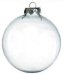 Clear Glass Christmas Ornament - Clear - Christmas Decorations - Glass Ornament