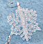 Mini Glitter Snowflakes - White - Christmas Snowflakes - Snowflake Decorations