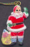 Flat Back Santa w/Hanger - 