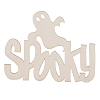 Halloween Spooky Wood Cutout - Unfinished - Halloween Decorations - Fall Decorations
