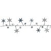 Foil Garland - Silver - Christmas Garland - Star Garland - 4th of July Garland