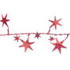 Foil Garland - Red - Christmas Garland - Star Garland - 4th of July Garland