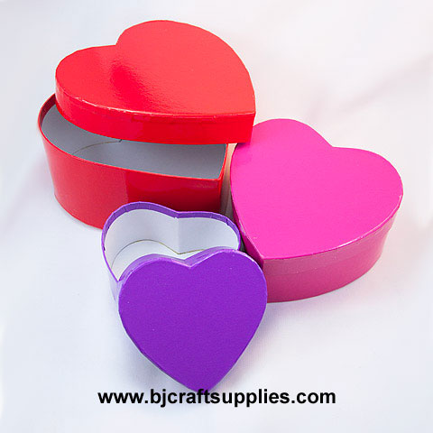  Heart Shaped Boxes With Lids