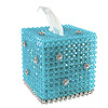 Tissue Box - Tissue Box Cover - Beaded Tissue Box