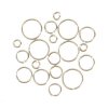 Jump Rings - 18-gauge - Bright Silver - Assorted Sizes - Bright Silver - Jump Rings - Bright Silver