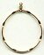 Notched Earring Hoops - Silver - 