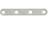 Flat Spacer Bar with 4 Holes - Nickel - Coupling Bar - Nickel