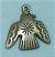 Bird Jewelry Charm - Antique Silver - Pewter Colored Jewelry Charm - Bird