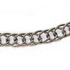 Double Twisted Oval Chain - Gunmetal - Bracelets