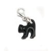 Lobster Clasp Charm - Cat - Black - Halloween Charm