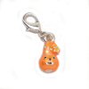 Lobster Clasp Charm - Jack-O-Lantern - Orange - Halloween Charm