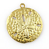 Sand Dollar Charm - Sand Dollar Pendants - Gold - Sand Dollar Jewelry - Sand Dollar Necklace Charm