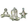 Western Bracelet Charms - Silver - Jewelry Charm