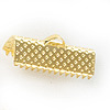 Ribbon End Fastener Clamp - Gold - Jewelry Making Supplies - End Clasp - Ribbon End Crimp - Jewelry Findings