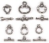 Toggle Clasp Assortment - Nickel - Toggle Jewelry Clasp - Assorted
