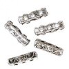 Metal Spacer Bar Beads - Silver - Spacer Bar - Jewelry Dividing Bar