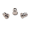 Bullet Clutch Earring Backs - Silver (nickel Plated) - Earring Backs