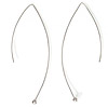 Earring Wires V Shaped - Silver - Earrings