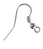 Brass Fish Hook Earrings - Silver - Jewelry Findings