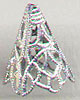 Aluminum Filigree Cones - Silver - Filigree Cone