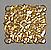 Brass Filigree Square - GOLD - Brass Filigree Square