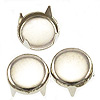 Round Studs - Studs for Clothing - Fabric Studs - Silver - Silver Studs for Clothing - Silver Nailheads - Bedazzler Studs