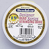 Beadalon Bead Stringing Wire - Gold - Jewelry Wire - Beading Wire - Bead Wire - 