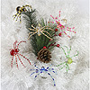 Beaded Snowman Kit - Crystal - Craft Kit - Christmas Craft Kit