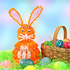 Beaded Easter Bunny Kit - Pink Bunny - Beaded Safety Pin Bunny