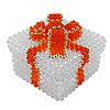 Beaded Gift Box - Orange - Beading Kits - Beaded Kits