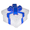 Beaded Gift Box - Dk Sapphire - Beading Kits - Beaded Kits - Beaded Trinket Box