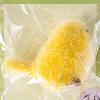 Fairy Garden Birds: Mini Flocked Resin Easter Chicks - Yellow - Miniature Bird - 