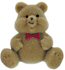 Flocked Brown Bears - Flat Back Bears - Flocked Brown Bear - Flat Back Bears - 