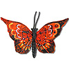 Butterfly for Crafts - Feather Butterflies - Orange - Decorative Butterflies - Artificial Butterflies - Butterflies for Crafts - Fake Butterfiles