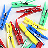 Mini Plastic Clothespins - Colored Clothespins - Assorted - Colored Plastic Clothespins - Colored Mini Clothespins - Tiny Clothespins for Crafts