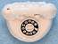 Painted Metal Rotary Telephone - Miniature Telephone - 