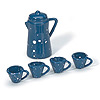 Timeless Mini? - Coffee Pot with Cups - Camp Coffee Pot - Timeless Miniatures -- Camp Style Coffee Pot