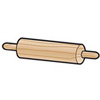 Unpainted Wooden Rolling Pin - Wooden Rolling Pin - Mini Rolling Pin