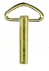 Triangle Head Key for Music Boxes - Gold - Winding Music Box Key - Winder Music Box Key