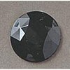 Craft Rhinestones - Flat Back Rhinestones - Black - Smooth Top Faceted Rhinestones - Round Acrylic Rhinestones - Smooth Top Faceted Flat Back Rhinestones