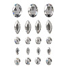 Sticky Back Gems - Crystal - Square Rhinestones - Stick on Rhinestones - 