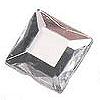 Square Faceted Rhinestones - Crystal - Acrylic Rhinestones Square Crystal - 