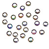 Stick on Round Faceted Rhinestone - Crystal AB - Rhinestones - Sticky Back Rhinestones - Adhesive Gems