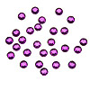 Stick on Round Faceted Rhinestone - Amethyst - Rhinestones - Sticky Back Rhinestones - 