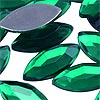 Marquise Rhinestones - Rhinestone Shapes - Emerald - Rhinestone Embellishments - Pointed - Rhinestones - Navette Rhinestones