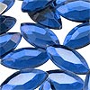 Marquise Rhinestones - Rhinestone Shapes - Sapphire - Rhinestone Embellishments - Pointed - Rhinestones - Navette Rhinestones