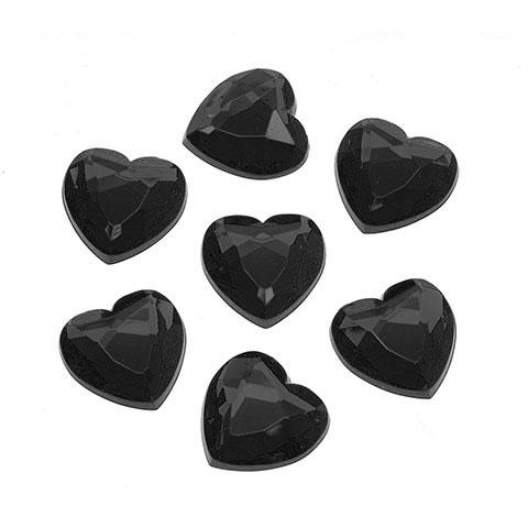 Rhinestone Hearts - Acrylic Heart Rhinestones