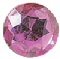 Acrylic Faceted Rhinestones - Pink - Round Rhinestones - Faceted Rhinestones - Loose Rhinestones