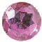 Acrylic Faceted Rhinestones - PINK - Round Rhinestones - Faceted Rhinestones - Loose Rhinestones - 